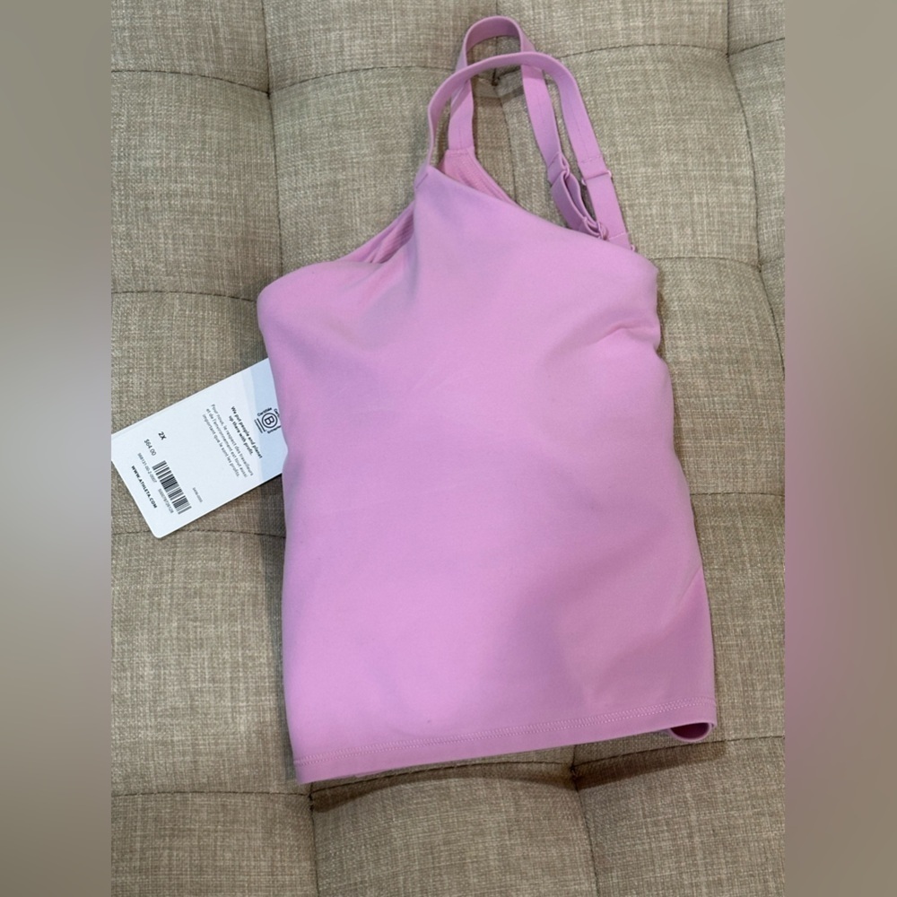 Athleta Elation Strappy Crop Top D-DD Size 2X - Pink - NWT - Picture 6 of 10